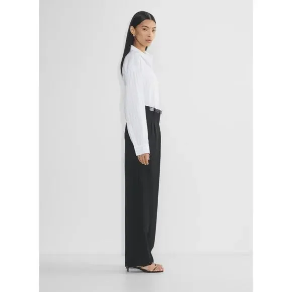 Aritzia Wilfred Effortless Pants Crepette Black - Picture 4 of 11